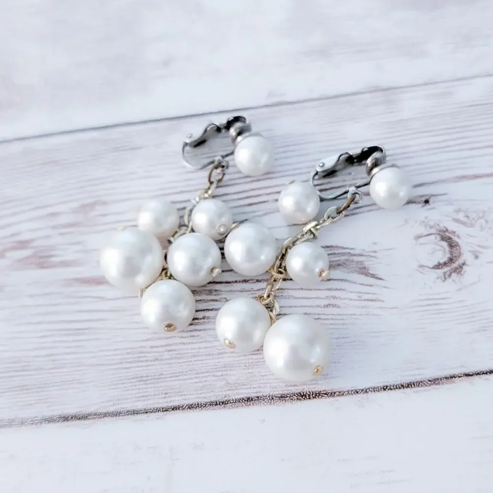 Vintage clip earrings